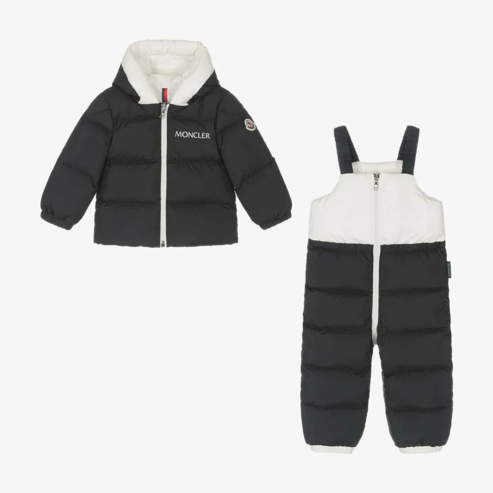 Blue Xola Down Padded Puffer Snowsuit