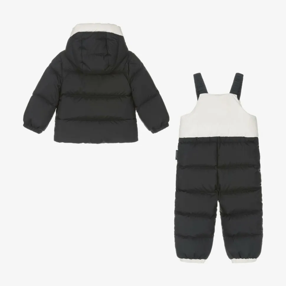 Blue Xola Down Padded Puffer Snowsuit