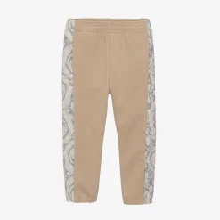 Boys Beige Cotton Barocco Joggers