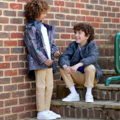 Boys Beige Cotton Chino Trousers