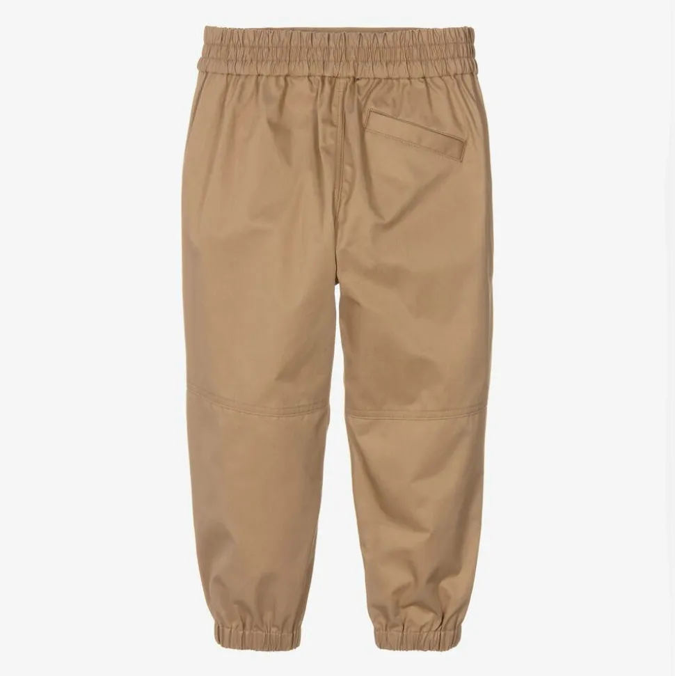 Boys Beige Cotton Twill EKD Trousers