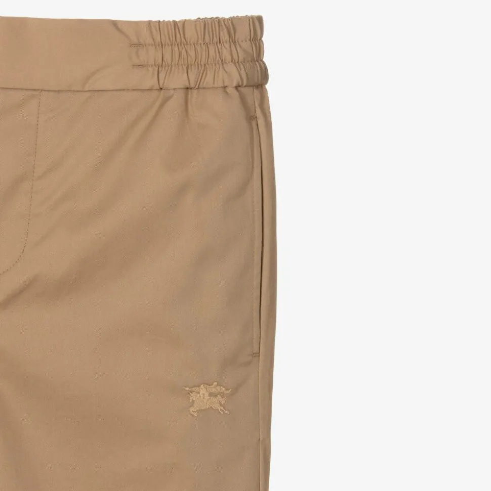 Boys Beige Cotton Twill EKD Trousers