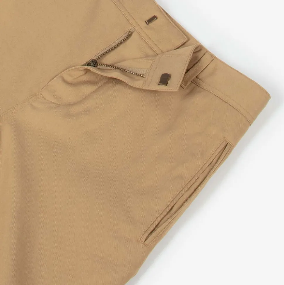 Boys Beige Twill Shorts