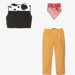 Boys Black & Beige Sheriff Costume