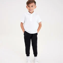 Boys Black & Grey Organic Joggers (2 Pack)