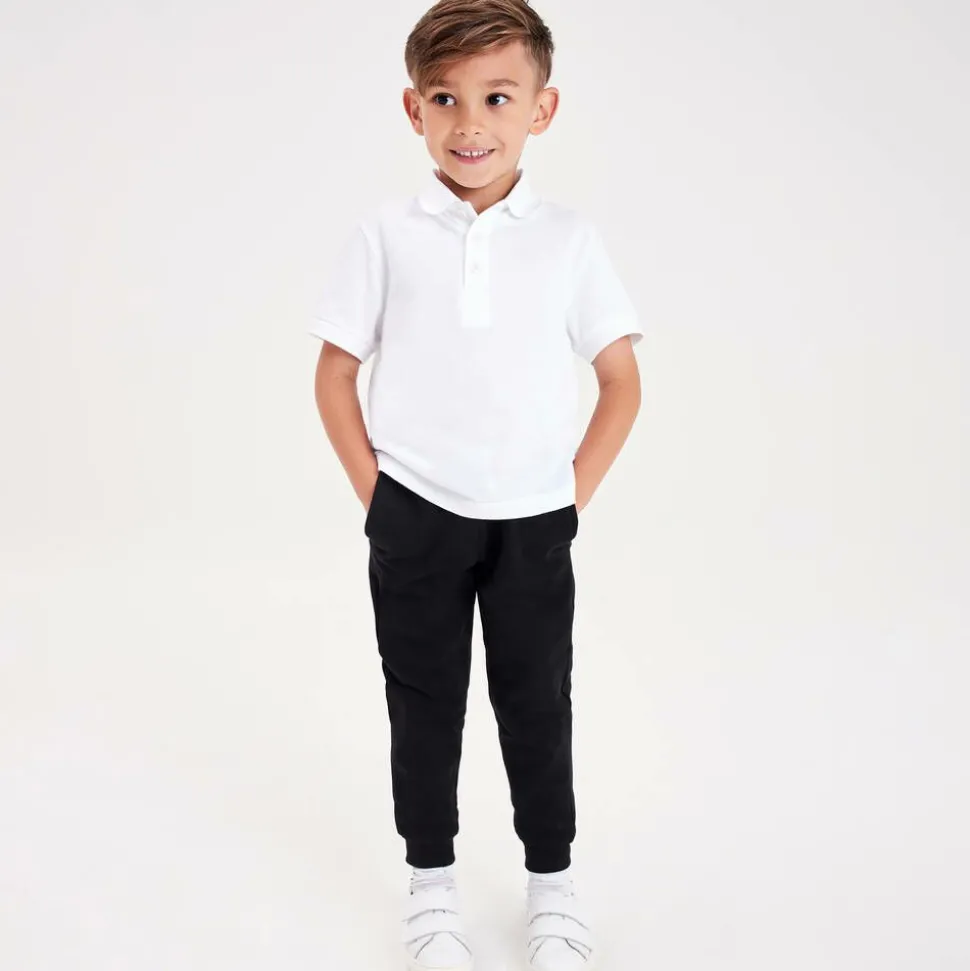 Boys Black & Grey Organic Joggers (2 Pack)