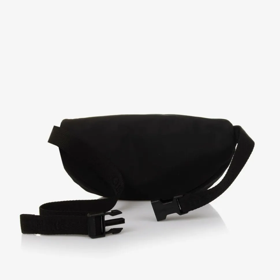 Boys Black Bookish Logo Belt Bag (23cm)