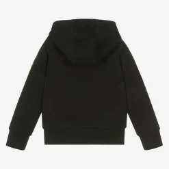 Boys Black Cotton Batman Hoodie