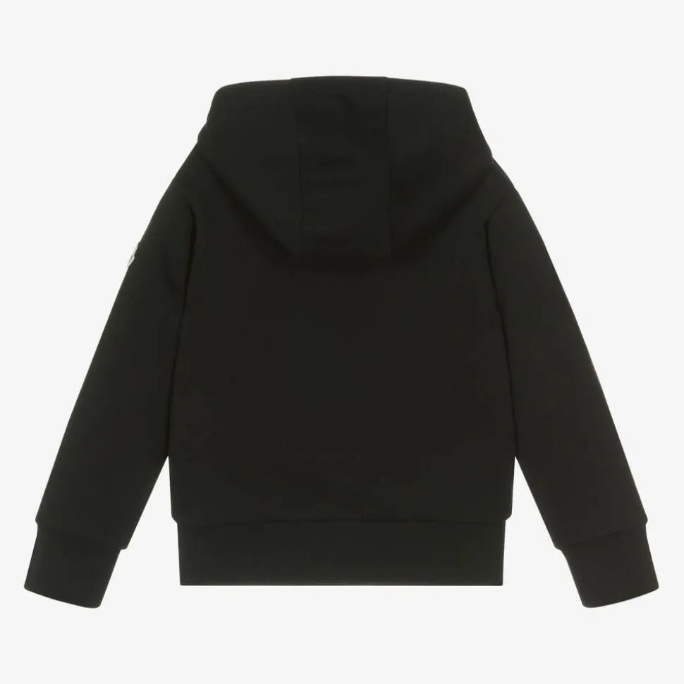 Boys Black Cotton Batman Hoodie