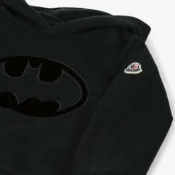 Boys Black Cotton Batman Hoodie