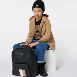 Boys Black Cotton Double B T-Shirt