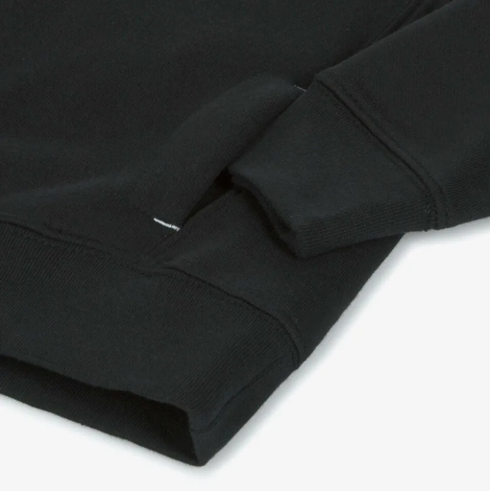 Boys Black Cotton Sweatshirt