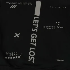 Boys Black Cotton Tracksuit