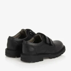 Boys Black Leather Shoes