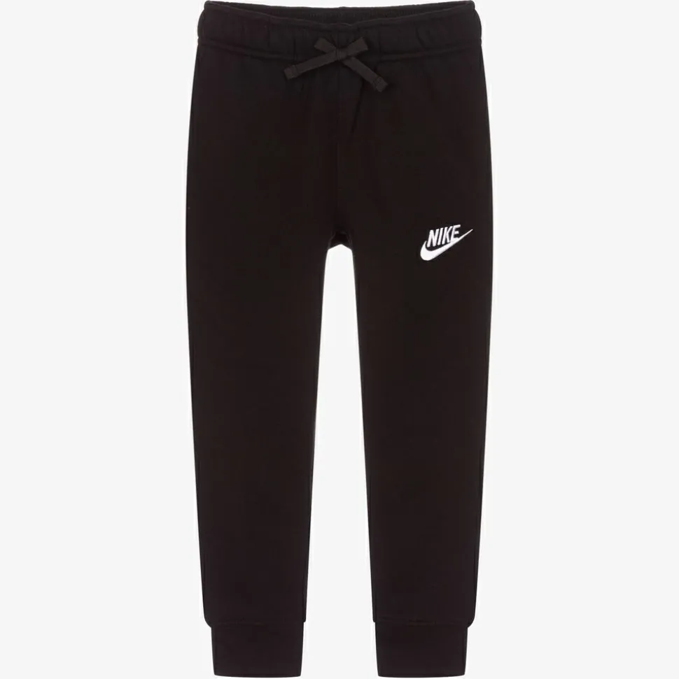 Boys Black Logo Joggers