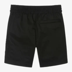 Boys Black Logo Shorts