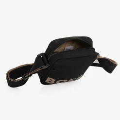 Boys Black Messenger Bag (19cm)