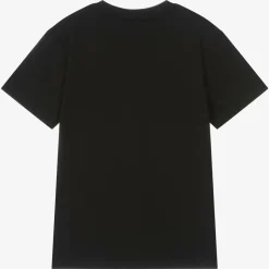 Boys Black Organic Cotton T-Shirt