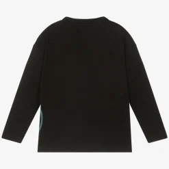 Boys Black Organic Cotton Top