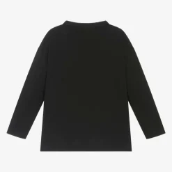 Boys Black Organic Cotton Top