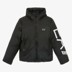 Boys Black Puffer Jacket