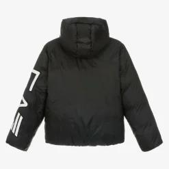 Boys Black Puffer Jacket