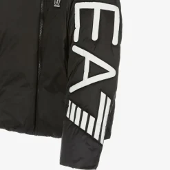 Boys Black Puffer Jacket