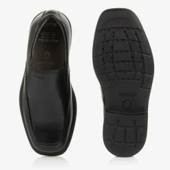 Boys Black Smart Leather Shoes