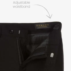 Boys Black Tailcoat Tuxedo Suit