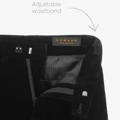 Boys Black Velvet Suit