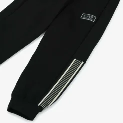 Boys Black Zip-Up Tracksuit