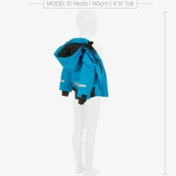 Boys Blue & Black Snowsuit & Snood Set