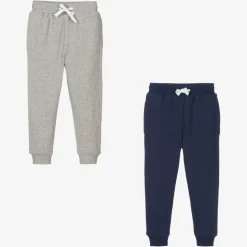 Boys Blue & Grey Organic Joggers (2 Pack)