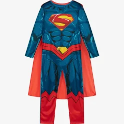 Boys Blue & Red Superman Costume