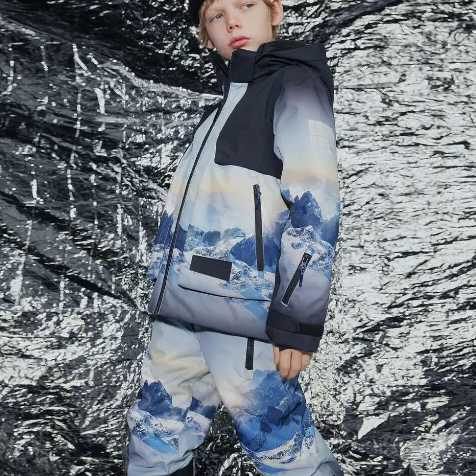 Boys Blue Alpine Mountain Ski Jacket