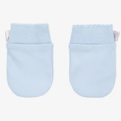 Boys Blue Beary Best Friends Scratch Mittens