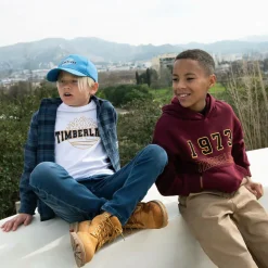 Boys Blue Check Cotton Shirt