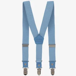 Boys Blue Clip-On Braces