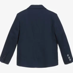Boys Blue Cotton Blazer
