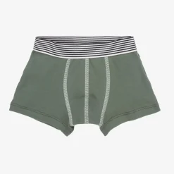 Boys Blue Cotton Boxer Shorts (5 Pack)