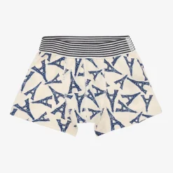 Boys Blue Cotton Boxer Shorts (3 Pack)