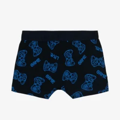 Boys Blue Cotton Boxers (3 Pack)