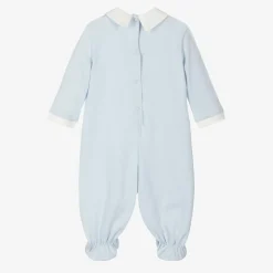 Boys Blue Cotton Disney Babygrow