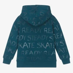 Boys Blue Cotton Hoodie