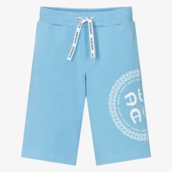 Boys Blue Cotton Jersey Shorts