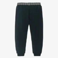 Boys Blue Cotton Joggers