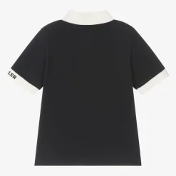 Boys Blue Cotton Polo Shirt