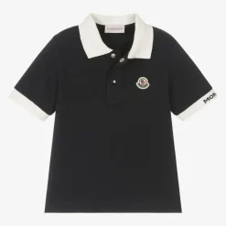 Boys Blue Cotton Polo Shirt