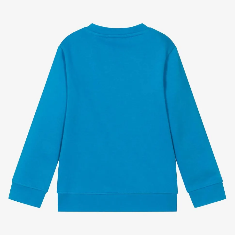 Boys Blue Cotton Sweatshirt
