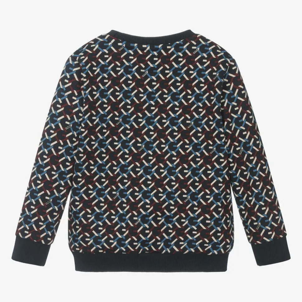 Boys Blue Cotton Sweatshirt